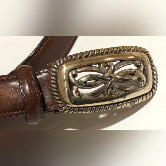 Brighton | Accessories | 995 Brighton Brown Leather Belt  display picture 1